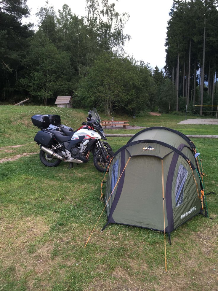 Motorcycle touring in the Black Forest Germany.