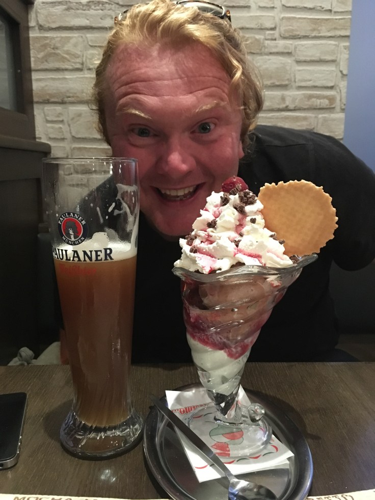 It's important to eat and drink healthily while motorcycle touring.