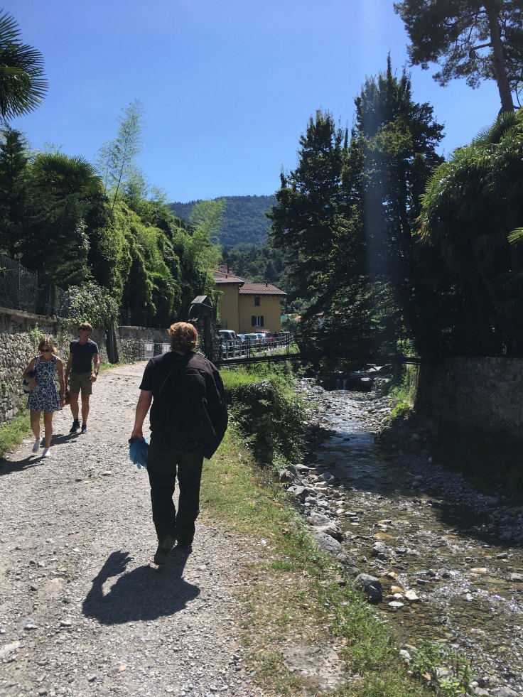 Exploring Bellagio on Lake Como.