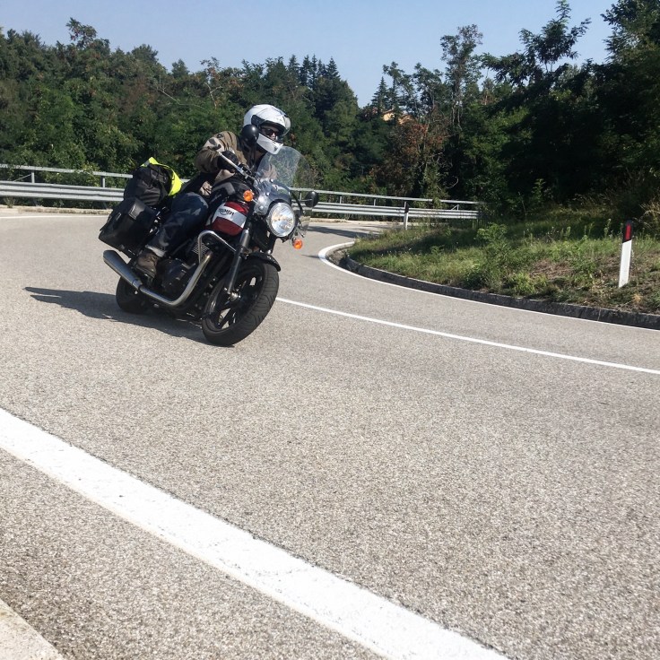 Great motorcycle roads in Europe. The Futa Pass, Italy.