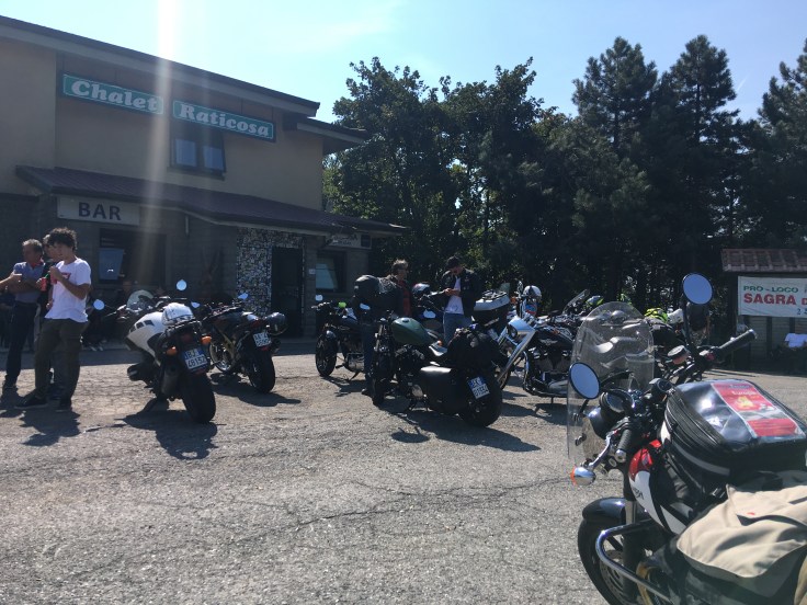 Great motorcycle roads in Europe. The Futa Pass, Italy.